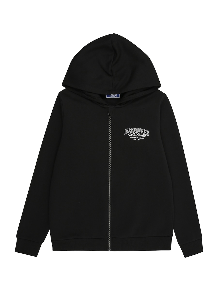 

Толстовка с капюшоном на молнии Jack & Jones Junior JJMakoto, черный