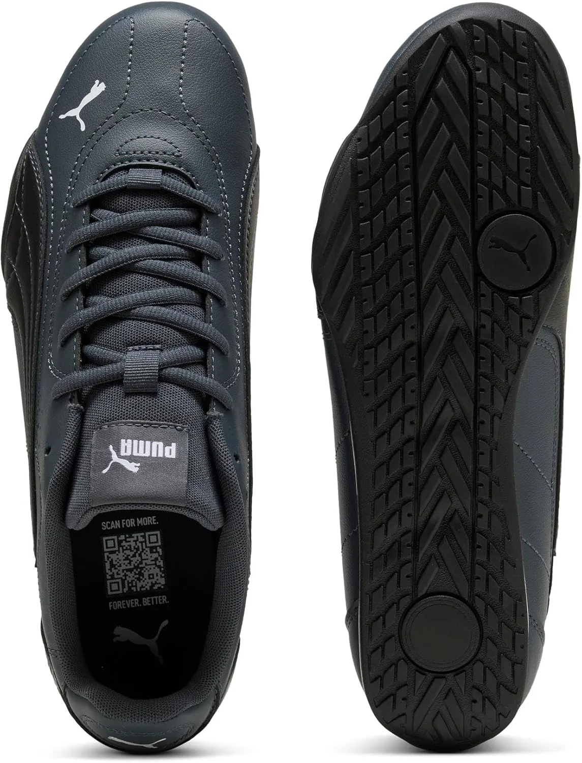 Кроссовки Puma Unisex-Adult Catch, черный/белый — фото 4