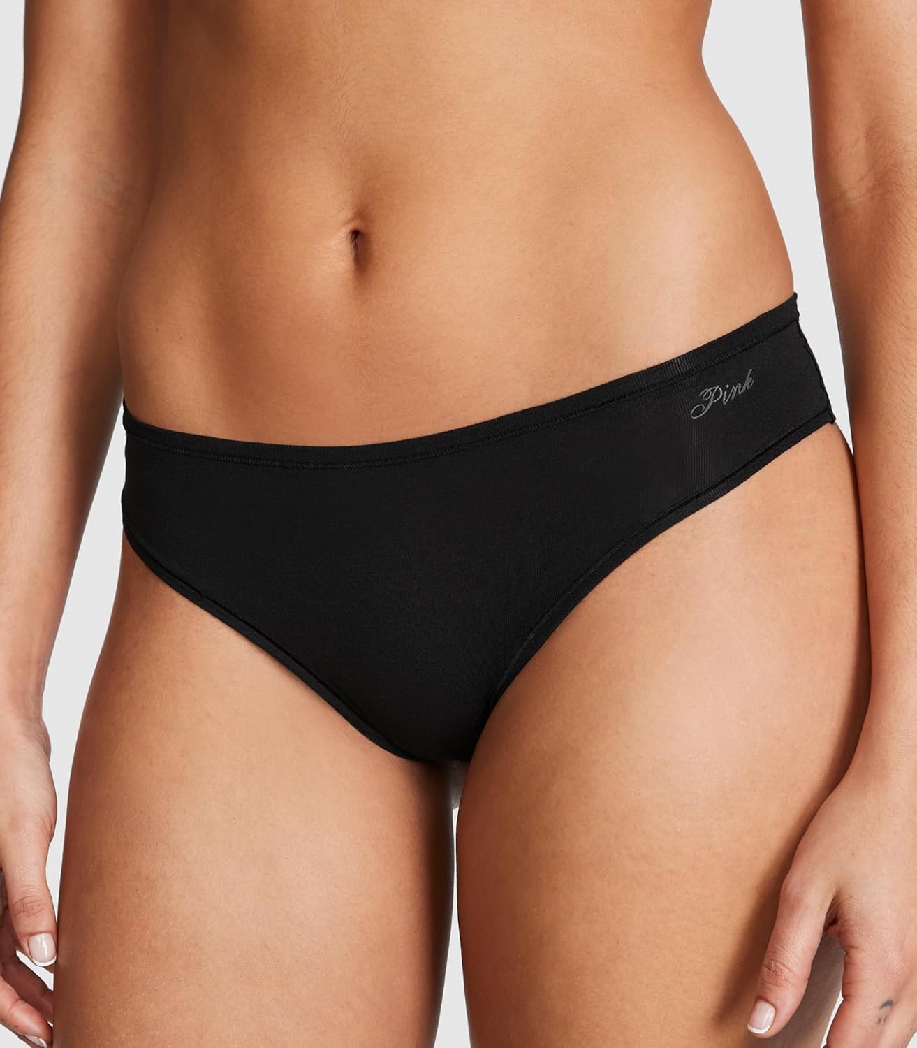Victoria's Secret PINK Женские хлопковые трусики Cheeky, трусики для женщин с минимальным покрытием, набор из нескольких пар (XS-XXL), Holiday Lights Pack — фото 2