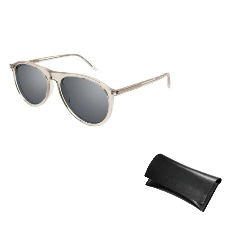 

SAINT LAURENT Авиаторские солнцезащитные очки Aviator Frame, Gray