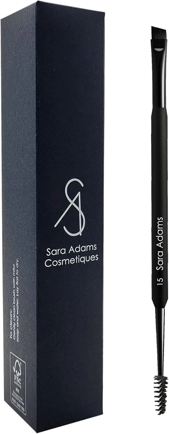 Кисть для бровей и подводки Sara Adams Cosmetiques #15 черный — фото 4