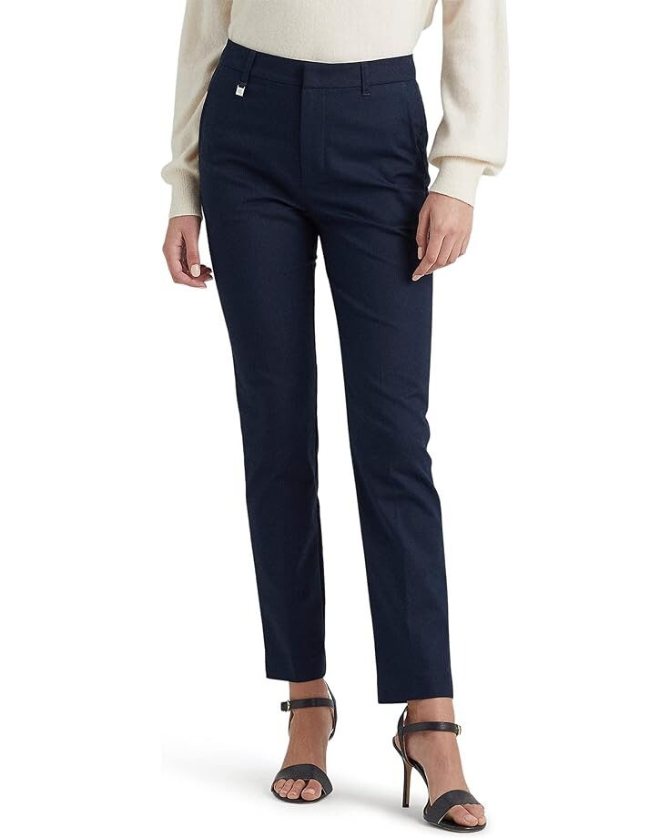 

Брюки LAUREN Ralph Lauren Stretch Cotton Blend, цвет Lauren Navy