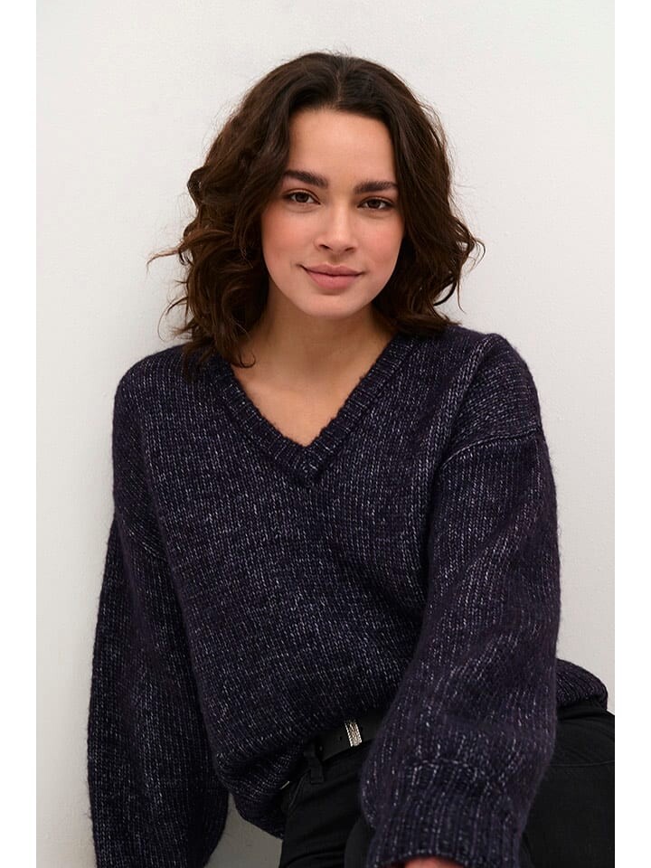 

Пуловер Kaffe Pullover, темно-синий