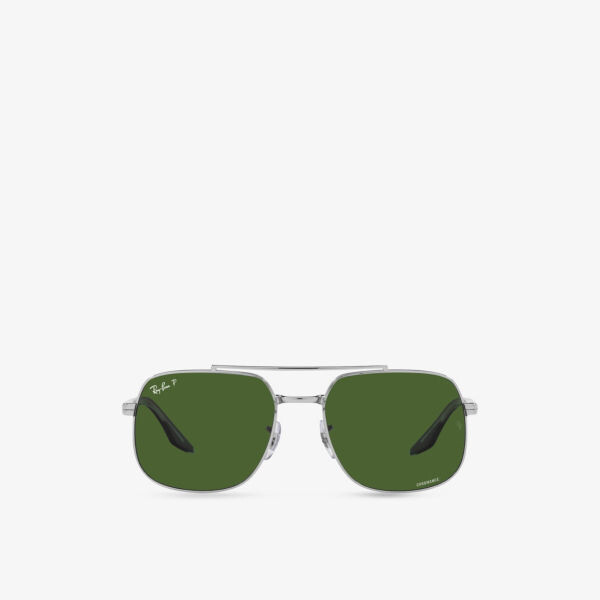 

Cолнцезащитные очки в металлической оправе фантос Ray-Ban, коричневый