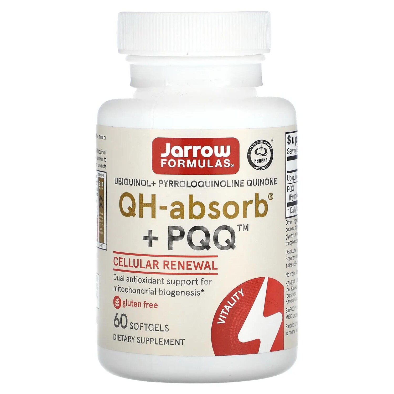 

Jarrow Formulas Убихинол QH+ PQQ 60 желатиновых капсул