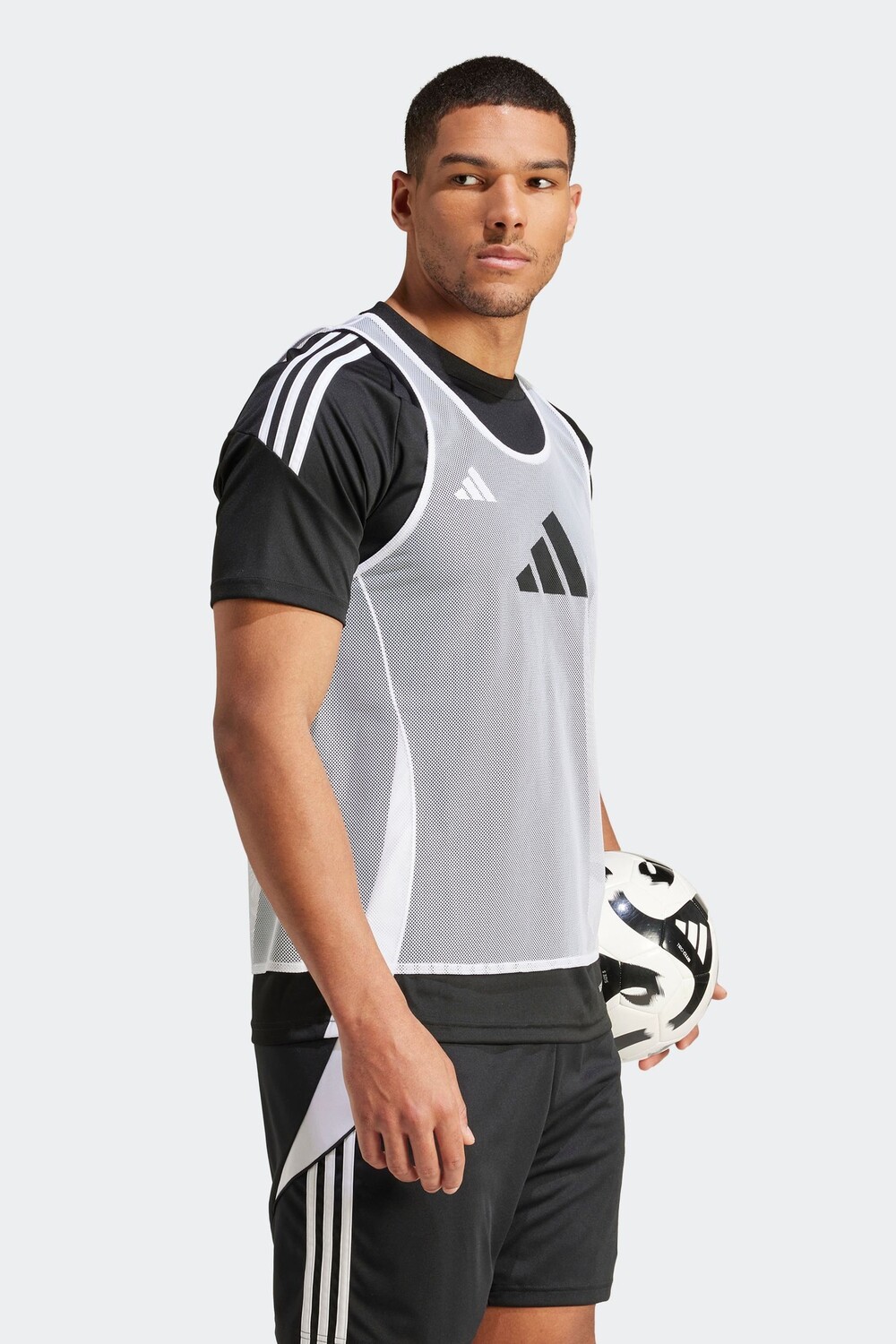 

Тренировочный 24 нагрудный номер Adidas, белый