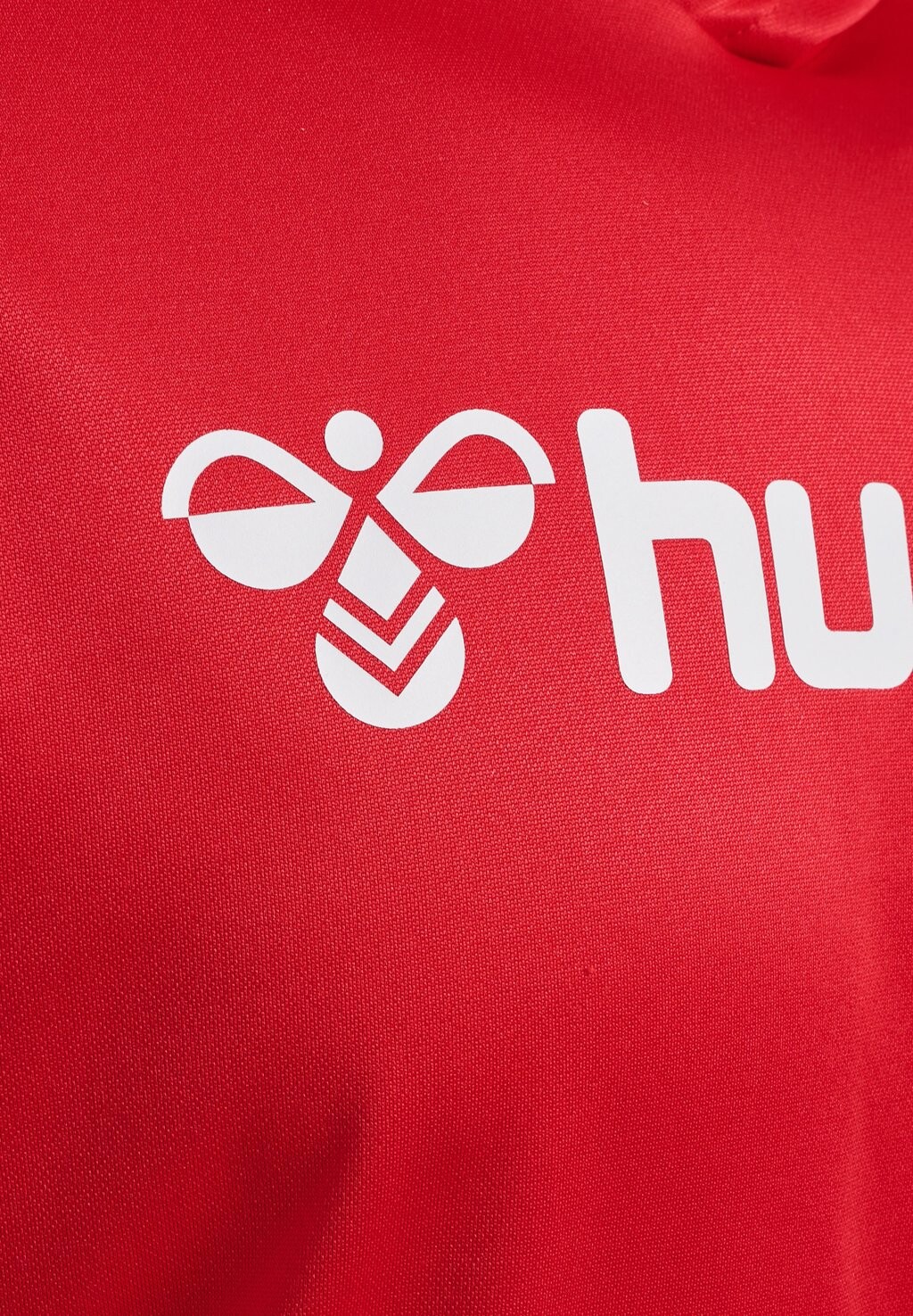 

Толстовка с капюшоном LOGO Hummel, красный