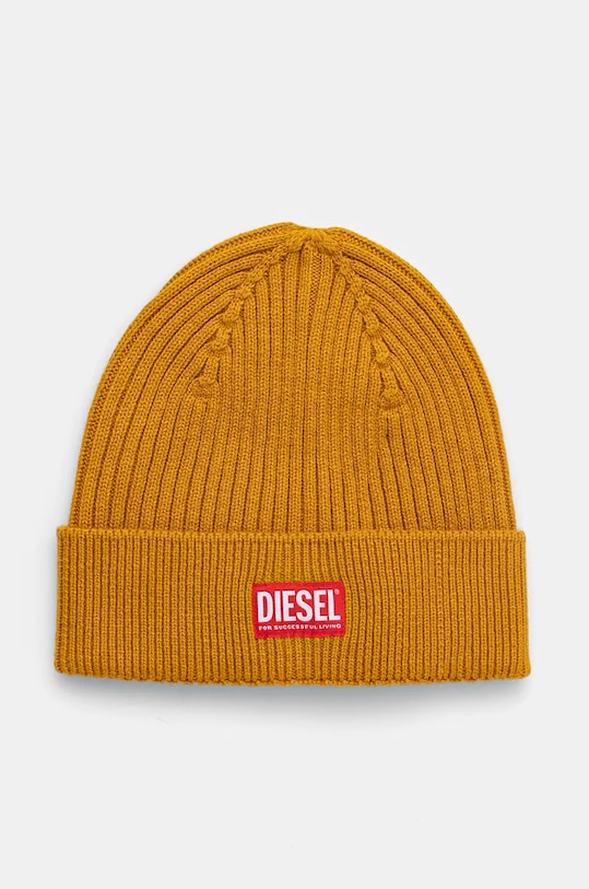 

Шерстяная шапка Diesel, желтый