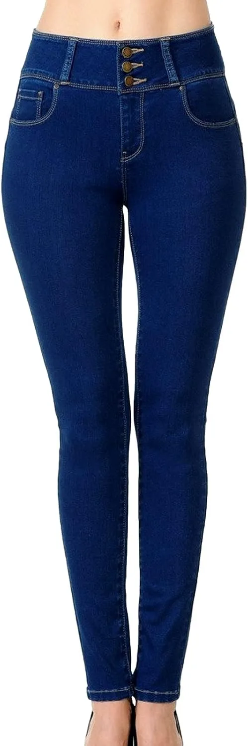 

Женские джинсы wax jean High-Rise Push-Up Super Comfy скинни на 3 пуговицах