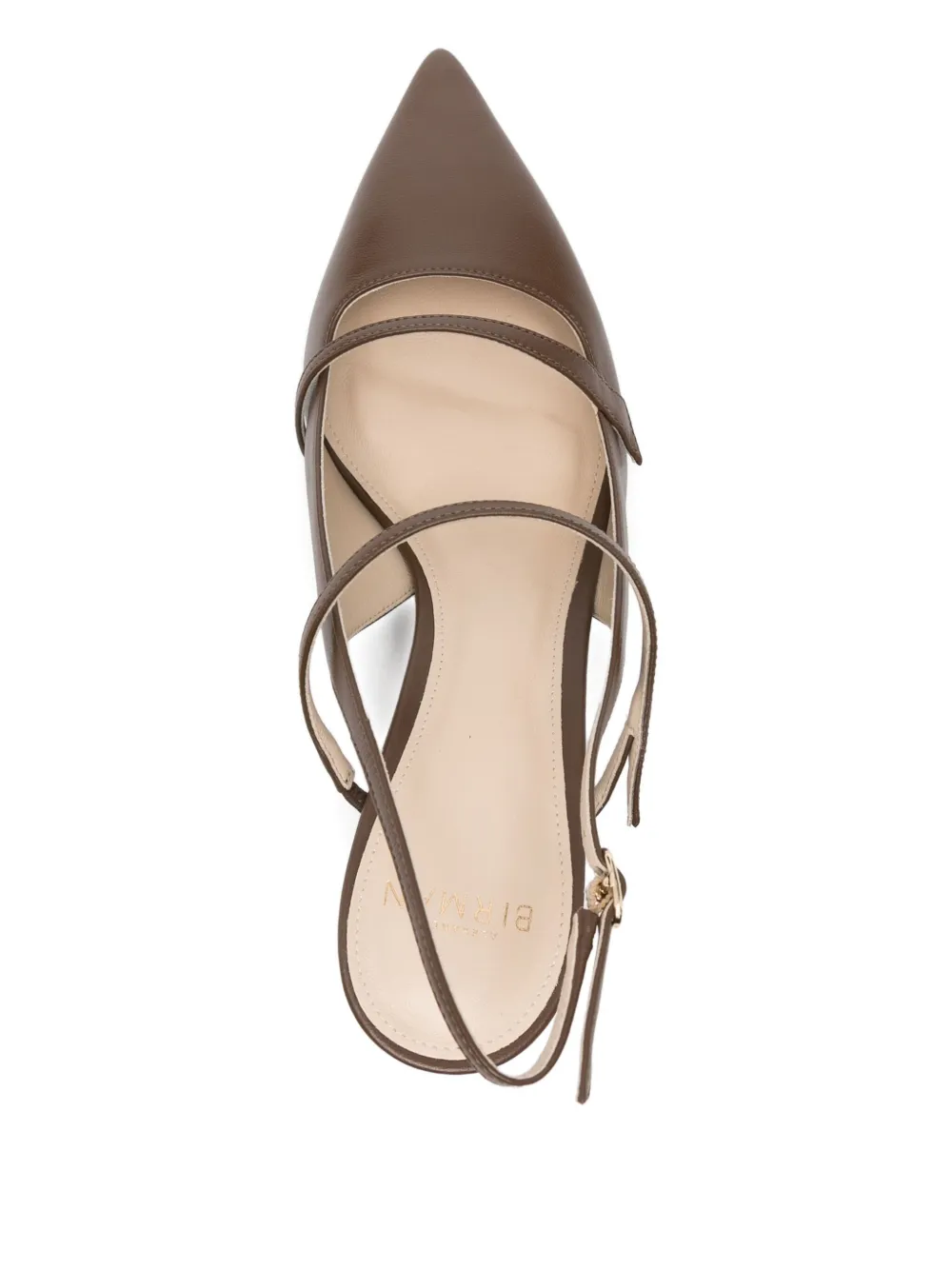 Туфли-лодочки Tita на каблуке 60 мм Alexandre Birman, коричневый — фото 4
