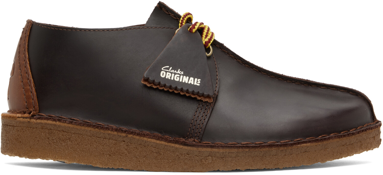 

Бордовые ботинки DSRTTrek Hiker Desert Clarks Originals