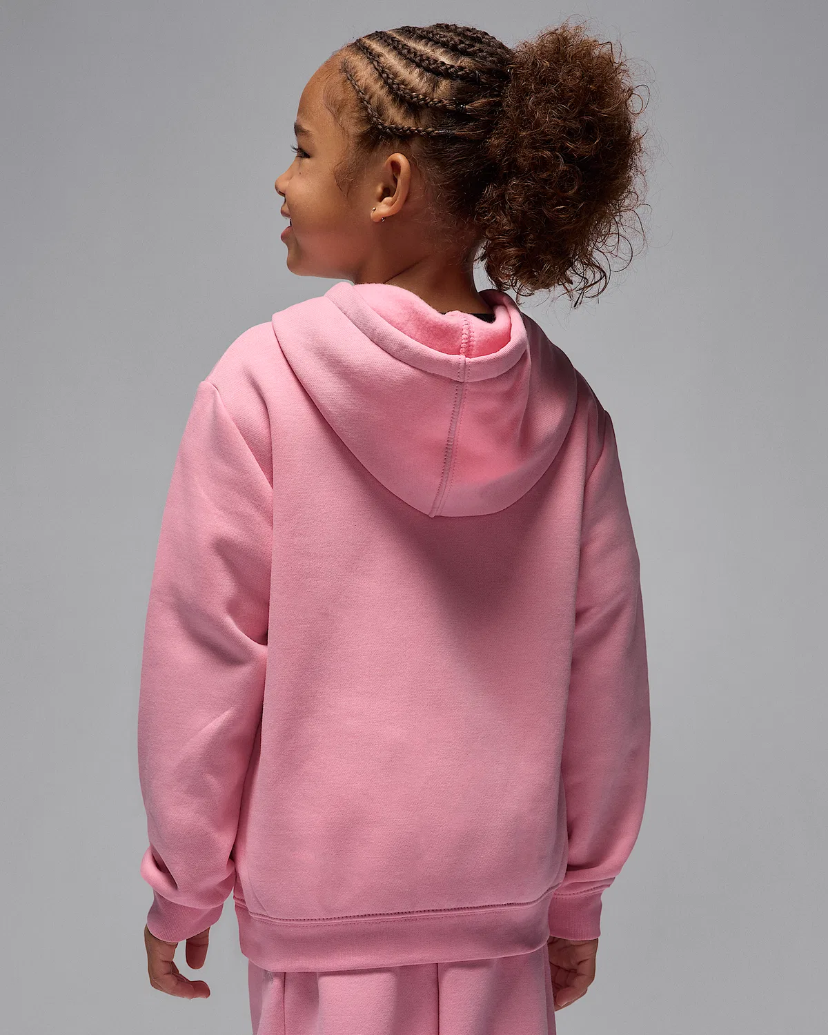 Детская толстовка Jordan Brooklyn Fleece, Medium Soft Pink — фото 2