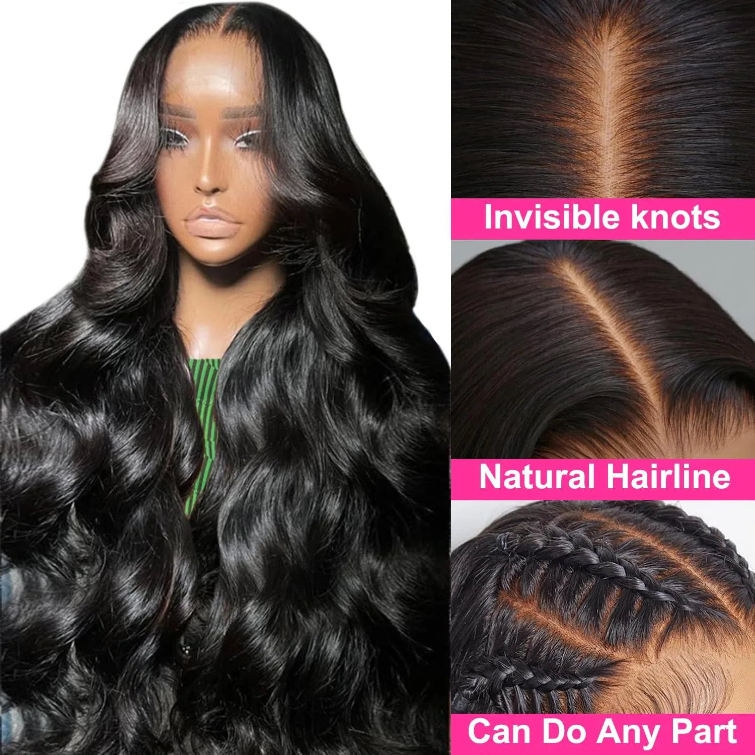 Прямой парик на кружевной основе из 100% натуральных волос «30 Inch Straight Lace Front Wig» от ITODAY Itoday — фото 2