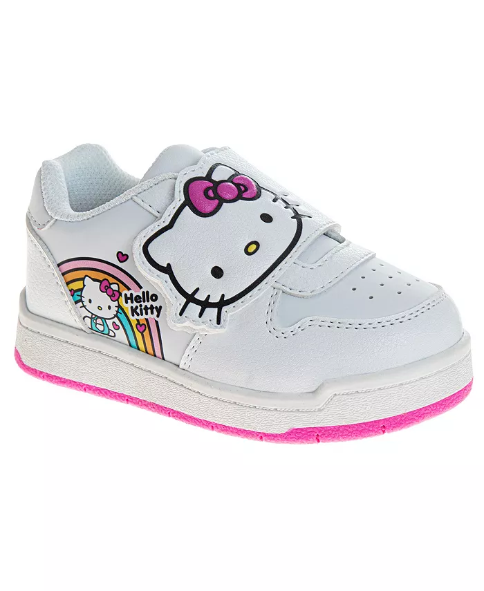 

Детские и девичьи повседневные кроссовки на липучках Hello Kitty