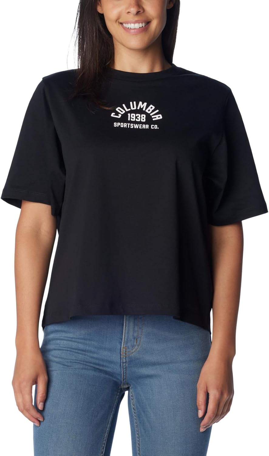 

Женская футболка Columbia North Cascades Relaxed, Black, College Life, Черный, Женская футболка Columbia North Cascades Relaxed, Black, College Life