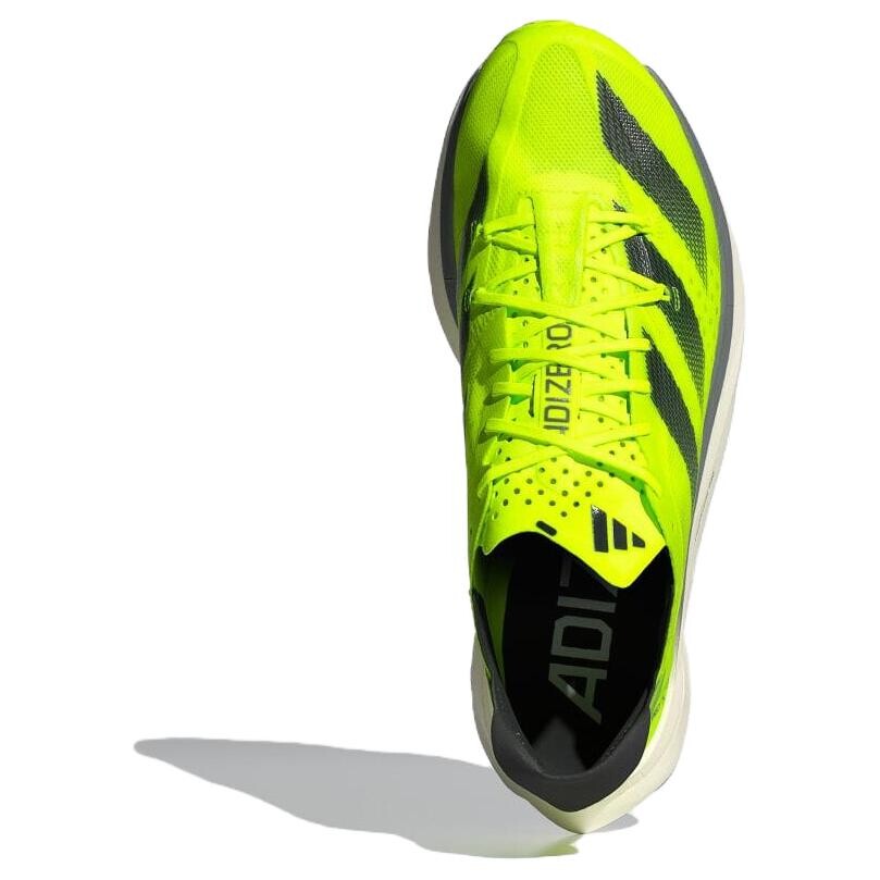 Кроссовки Adizero Adios Pro 3 мужские низкие зеленые/черные Adidas — фото 3