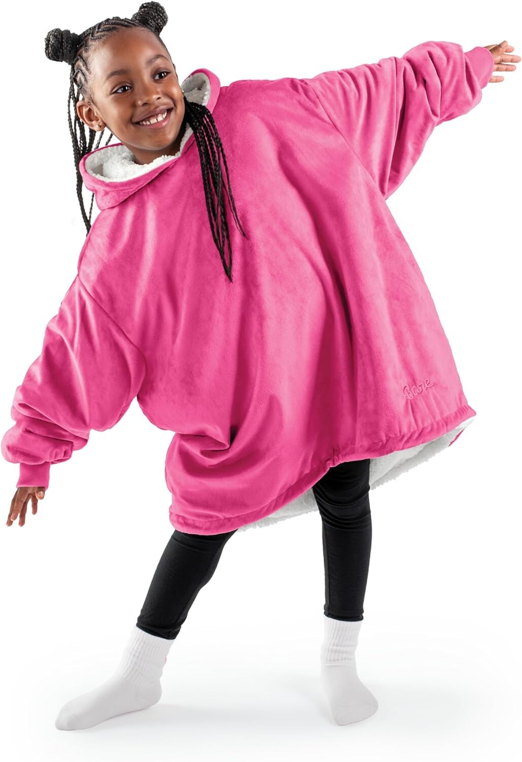 

Носимое одеяло с капюшоном Bare Home — Мягкая плюшевая шерпа — Теплое и уютное — Носимое одеяло большого размера — Размеры для взрослых и детей