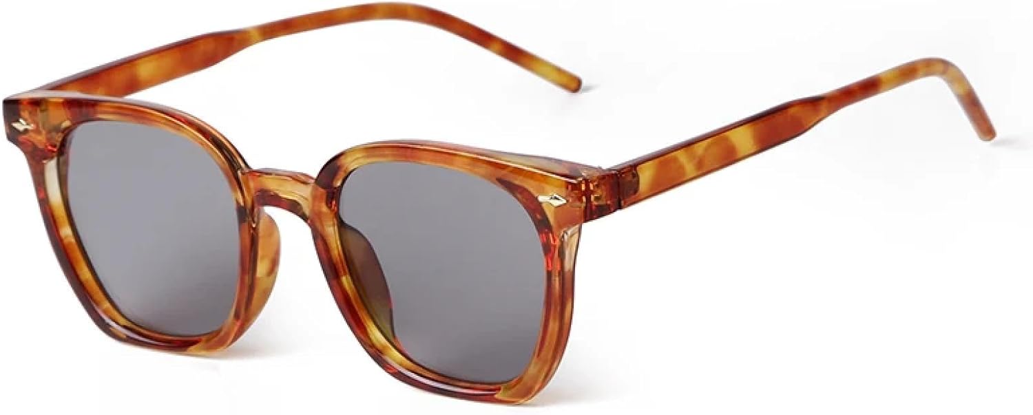 

Солнцезащитные очки с защитой от УФ-излучения UV400 | Оправа Rivet Tortoiseshell, маленькая, синие линзы | Для женщин и мужчин, для занятий спортом на открытом воздухе и вождения DSVIGF, 04