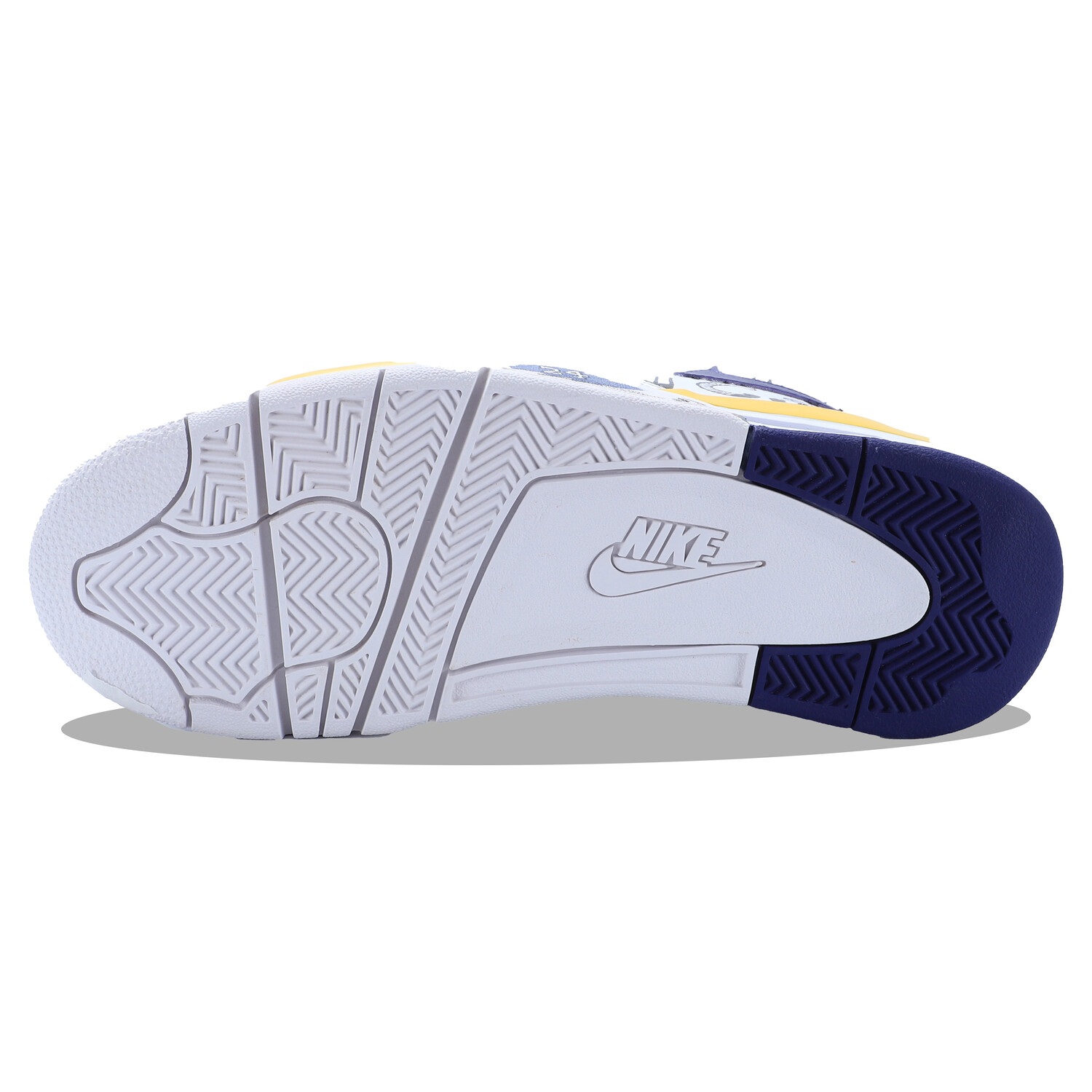 

Кроссовки Nike Flight Legacy Vintage Basketball Shoes Men Mid-top Yellow, белый