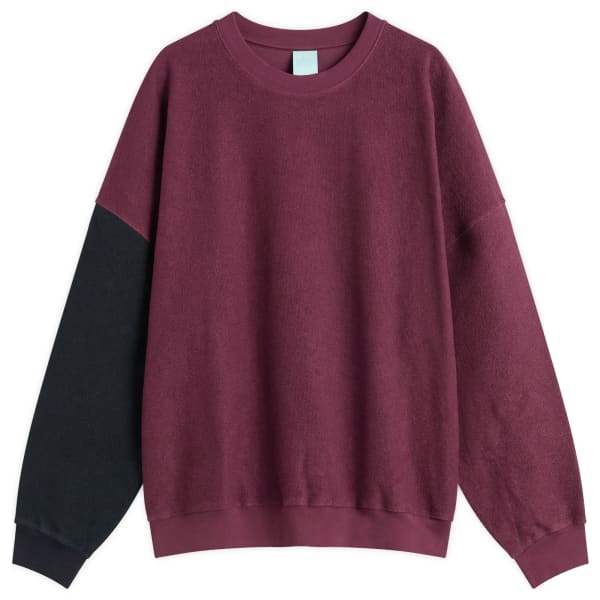 

Большой двухцветный свитер Ebit, бордовый/темно-синий