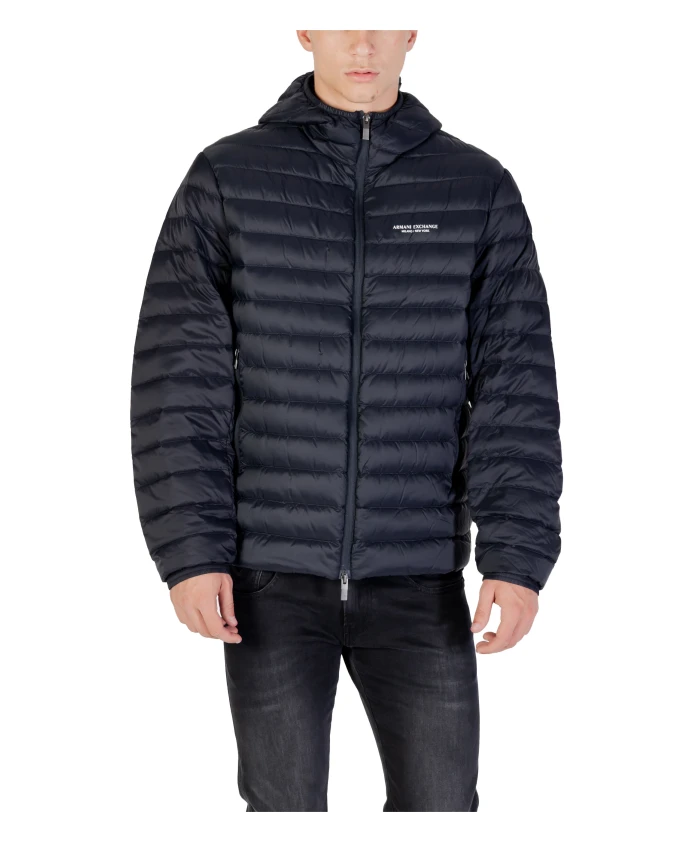 

Мужская пуховая куртка: стильная и практичная. Armani Exchange, синий