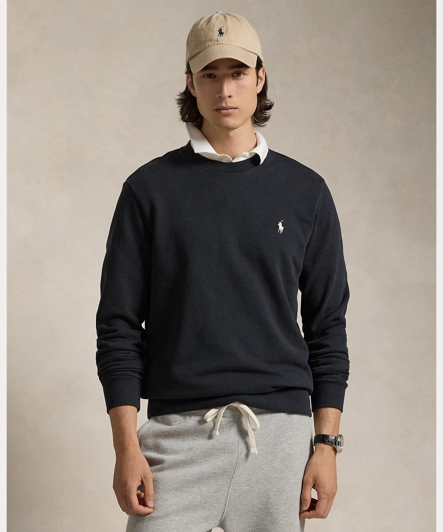 Толстовка Loopback Terry Polo Ralph Lauren, 001 Black