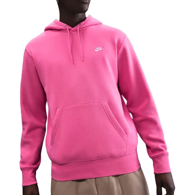 Толстовка с капюшоном из флиса для мужчин Nike, розовый