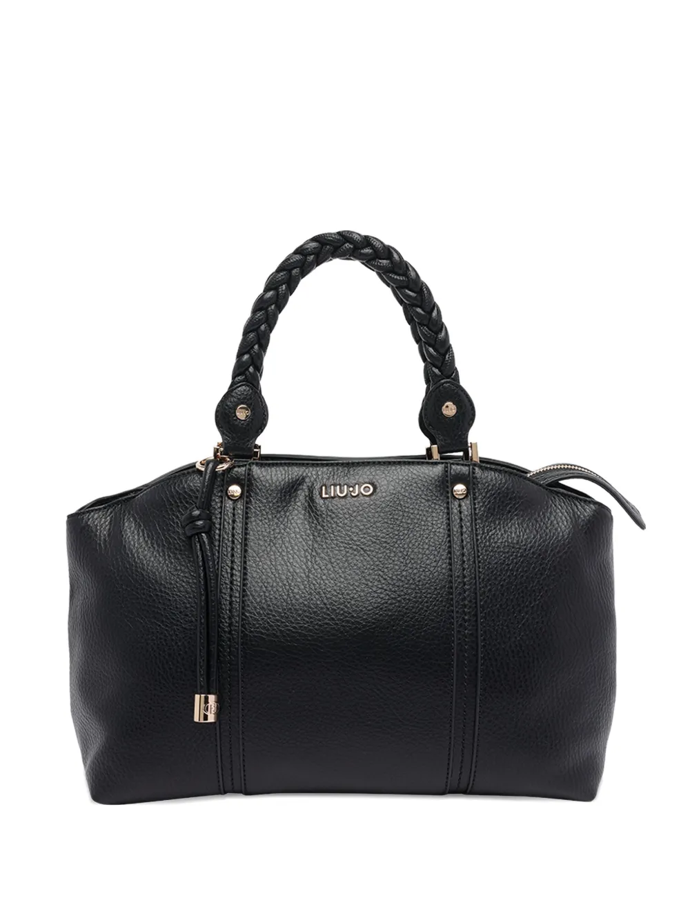 

Сумка-портфель с плетеной ручкой LIU JO, черный