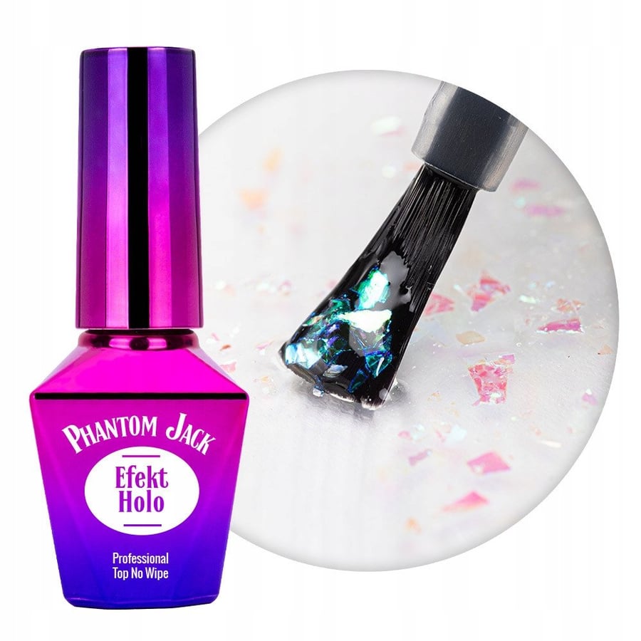 

Jack Top MollyLac без стирания с пятнышком голографического Phantom 10 г