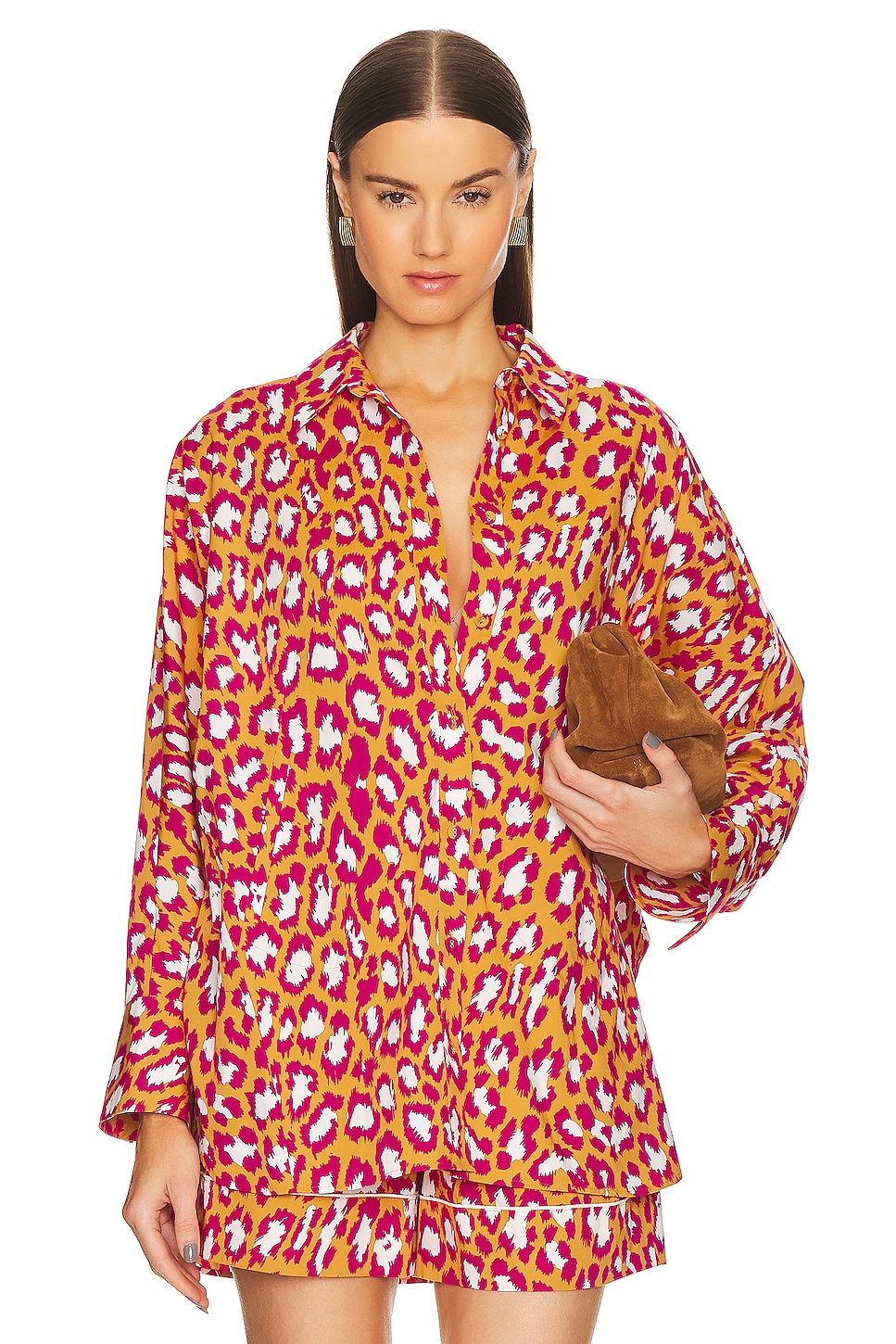 

Блузка калеба Diane Von Furstenberg, мультиколор