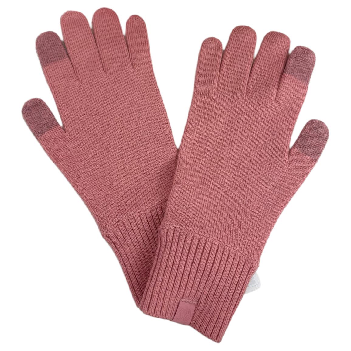 

Lululemon Хлопковые вязаные перчатки Women's Pink