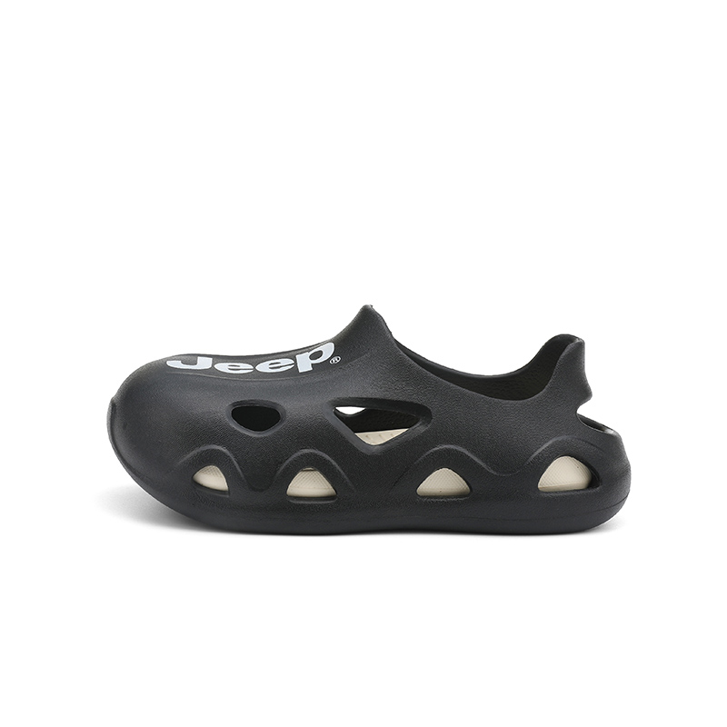 

Детские износостойкие противоскользящие сабо Jeep, бежевый/хаки/желтый