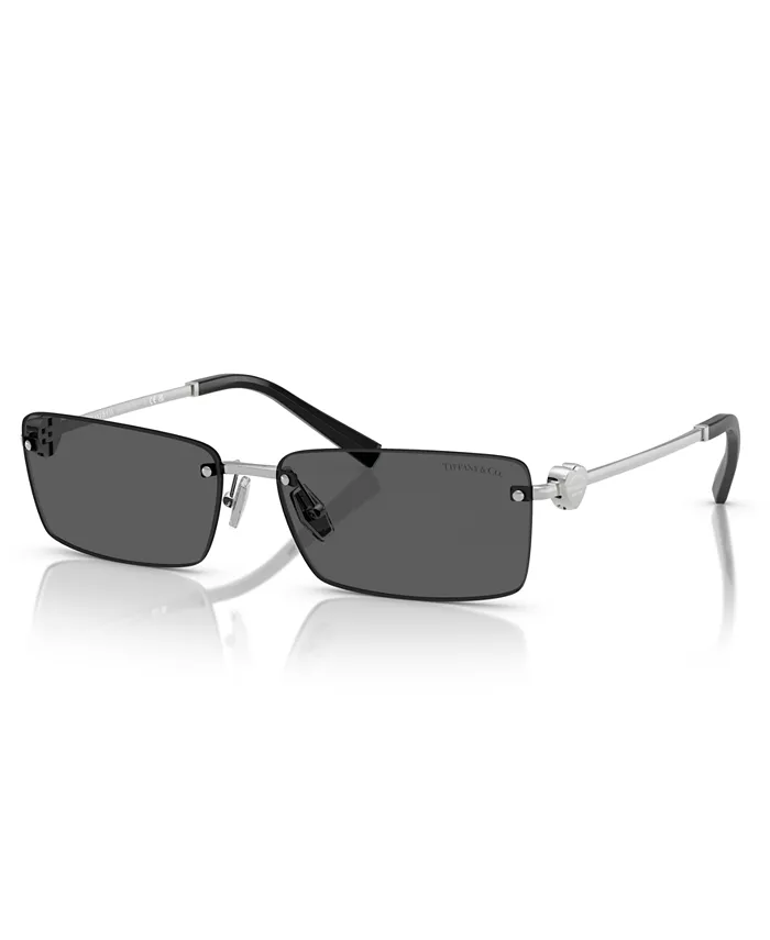 

Унисекс круглые солнцезащитные очки, TF3108B Tiffany & Co., серебряный