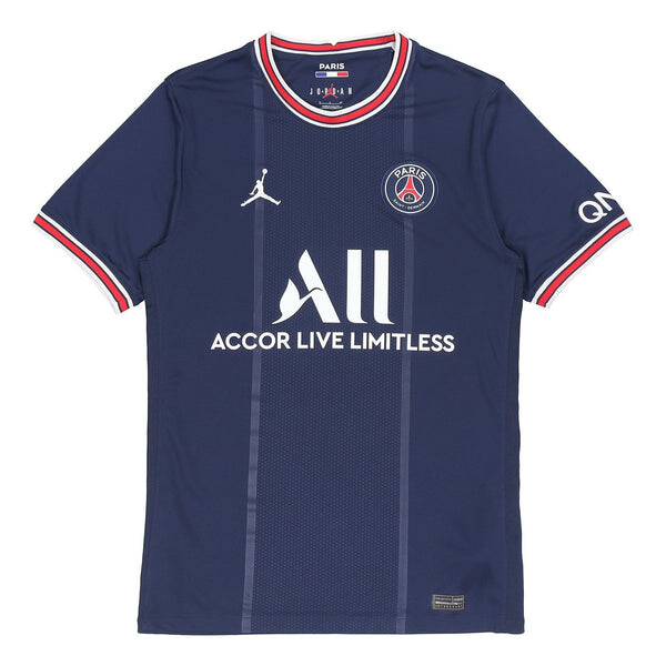 

Майка Air Jordan 21-22 Season Paris Saint-Germain SW Fan Edition Home Messi Training Soccer/Football Jersey Navy Blue, синий