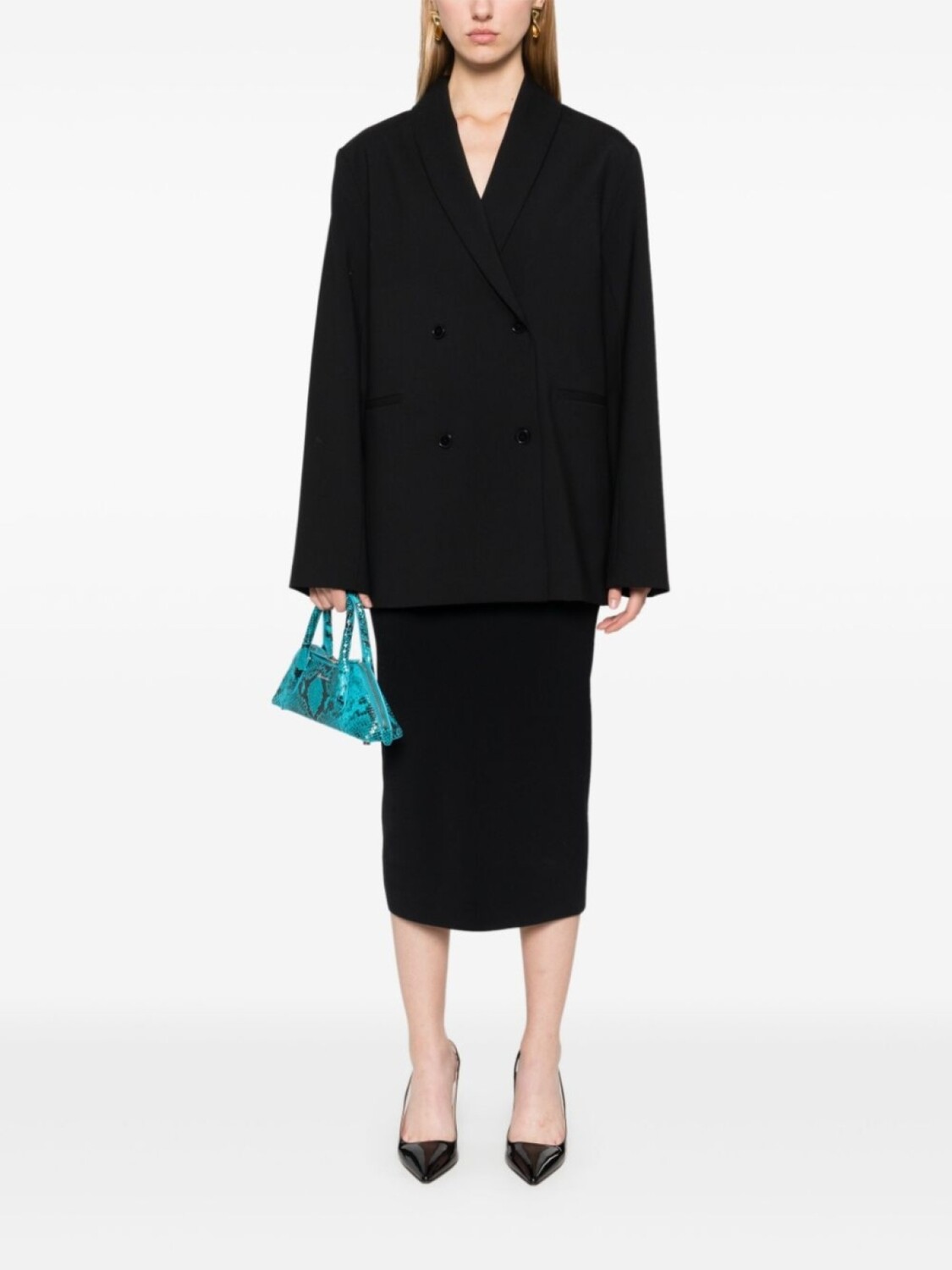 

Блейзер Loulou Studio Sancia, черный