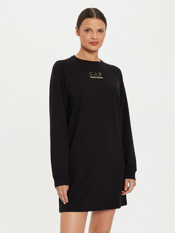 

Дневное платье regular fit Ea7 Emporio Armani, черный