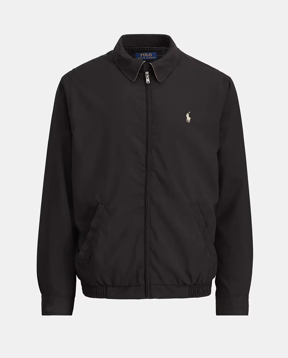 Мужская куртка с двойной ластовицей из микрофибры Polo Ralph Lauren, черный — фото 3