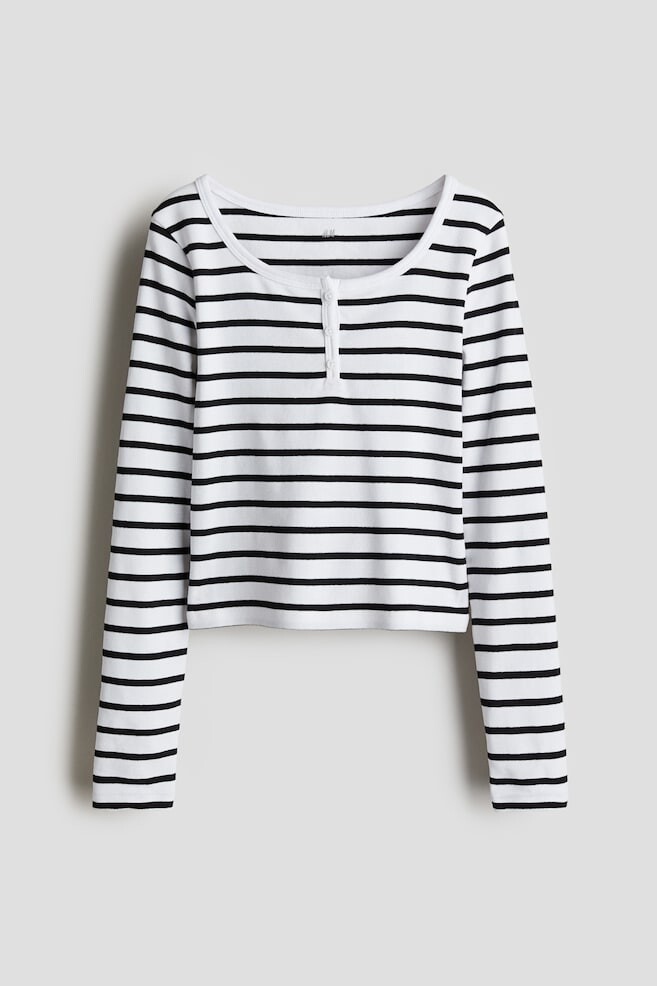 

Рубашка из джерси с длинными рукавами H&M, мультиколор