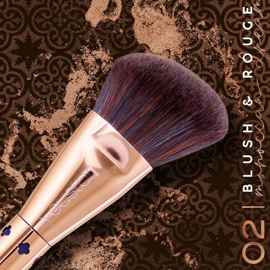 Кисть для лица morocco 02 blush brush Youstar, количество 1 шт. — фото 2