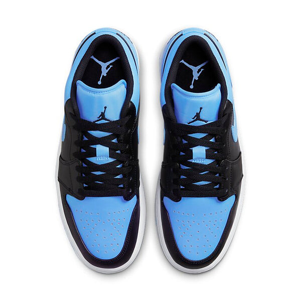 Кроссовки Air Jordan 1 Low 'Black University Blue', черный — фото 3