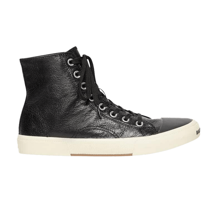 

Кроссовки Balenciaga Paris High 'Black Arena Lambskin', черный