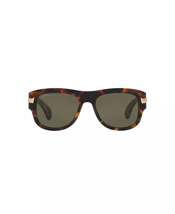 Мужские прямоугольные солнцезащитные очки, GG1517S GC002208 Gucci, коричневый — фото 2
