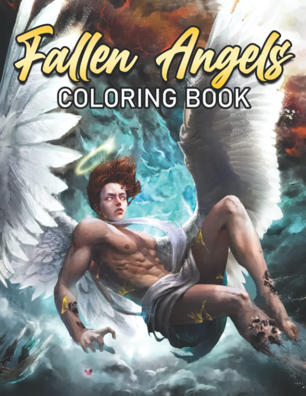 

Fallen Angels Coloring Book: Stunning Coloring Pages Of Spiritual Being For Teens, Adults To Have Fun And Relax | Ideal Gift For Special Occasions