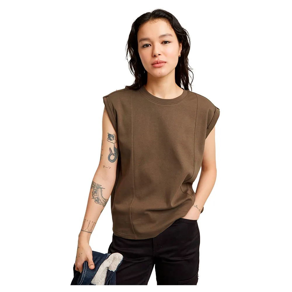 

Футболка G-Star Constructed Loose, коричневый