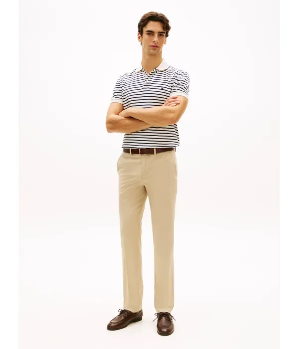 Брюки чинос Denton slim fit Tommy Hilfiger, бежевый — фото 2
