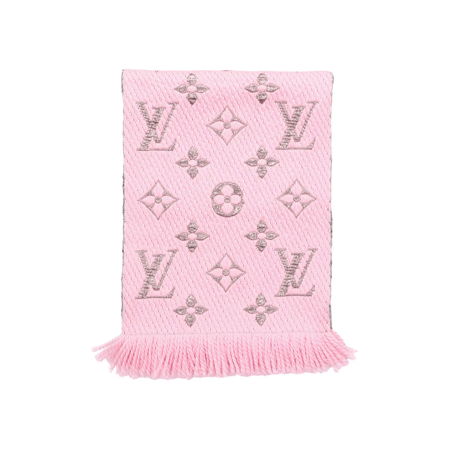 

Шерстяной шарф унисекс балетно-розовый LOUIS VUITTON