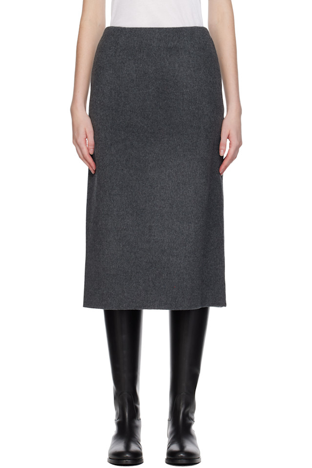 

Nothing Written Серая песочная юбка миди