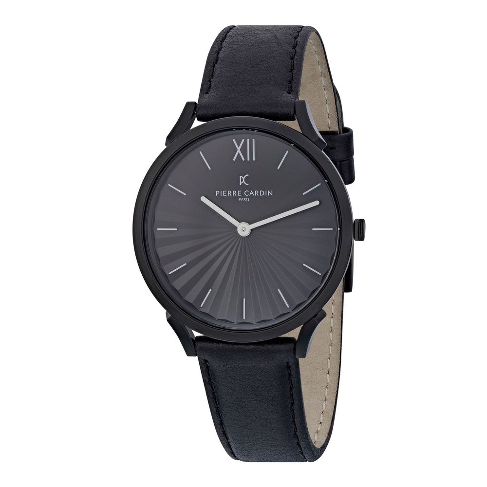 

Черные мужские часы Pierre Cardin