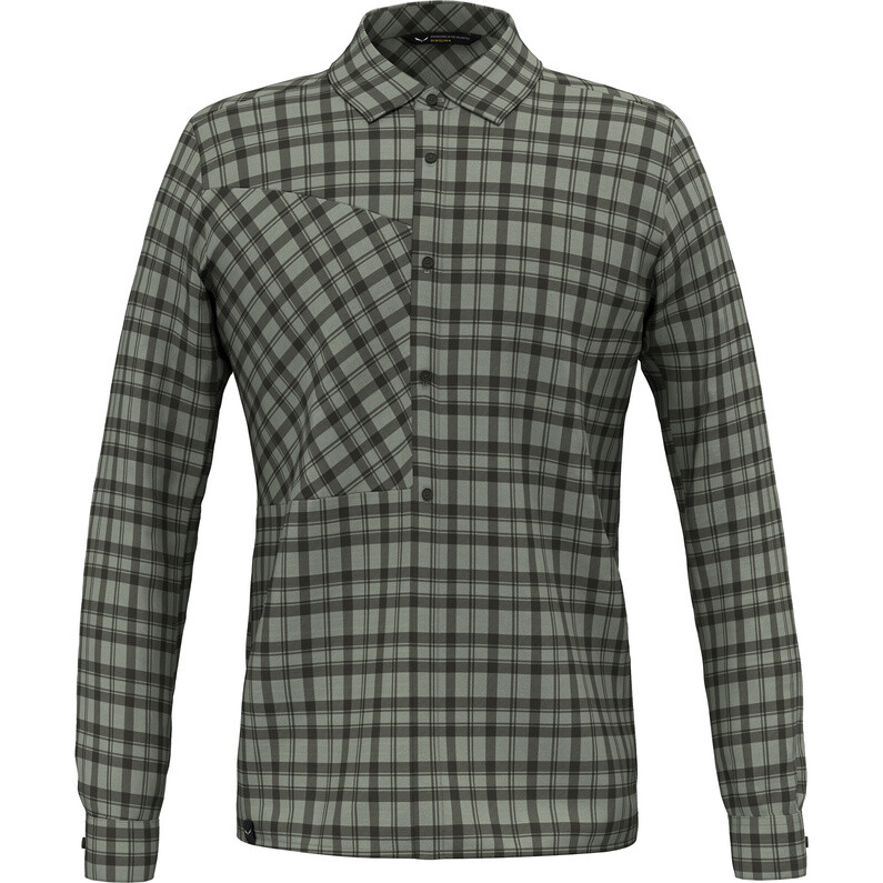 

Мужская рубашка Fanes Flannel 5 PL Salewa, оливковый