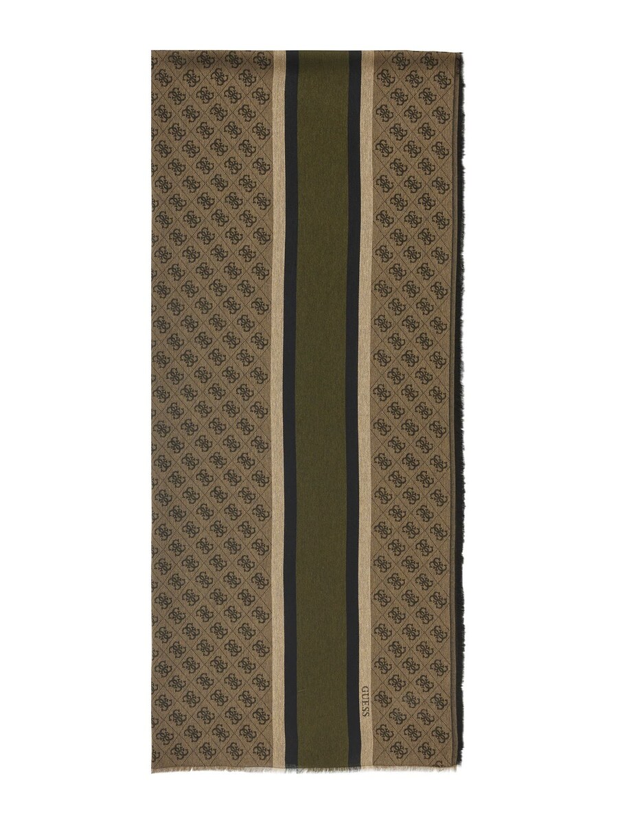 

Шарф GUESS Warsaw, цвет Green/Khaki